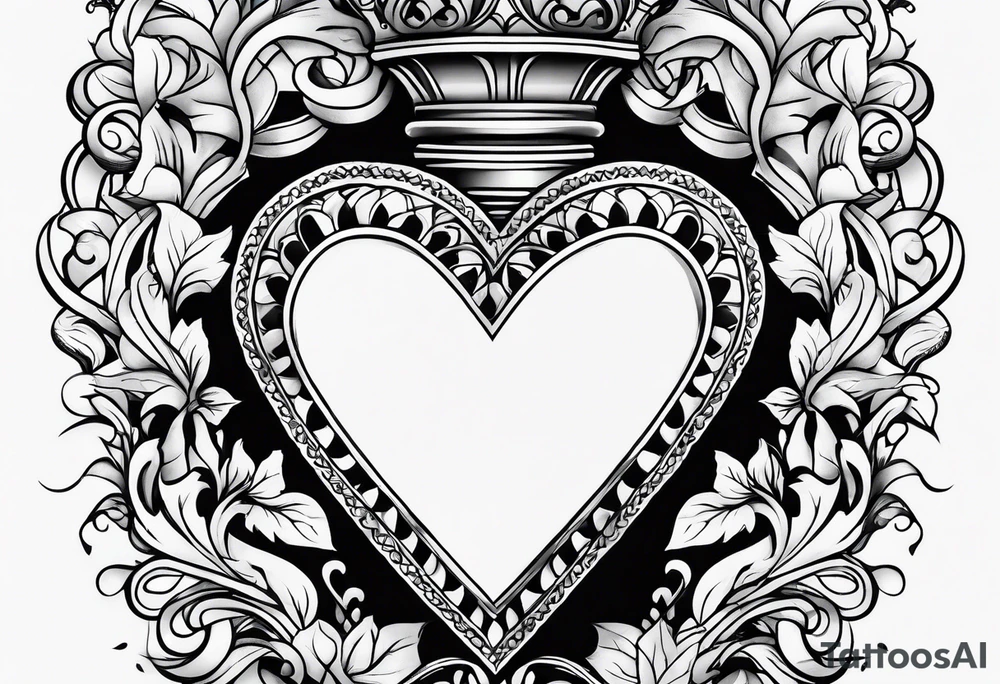 inner arm hearts tattoo idea