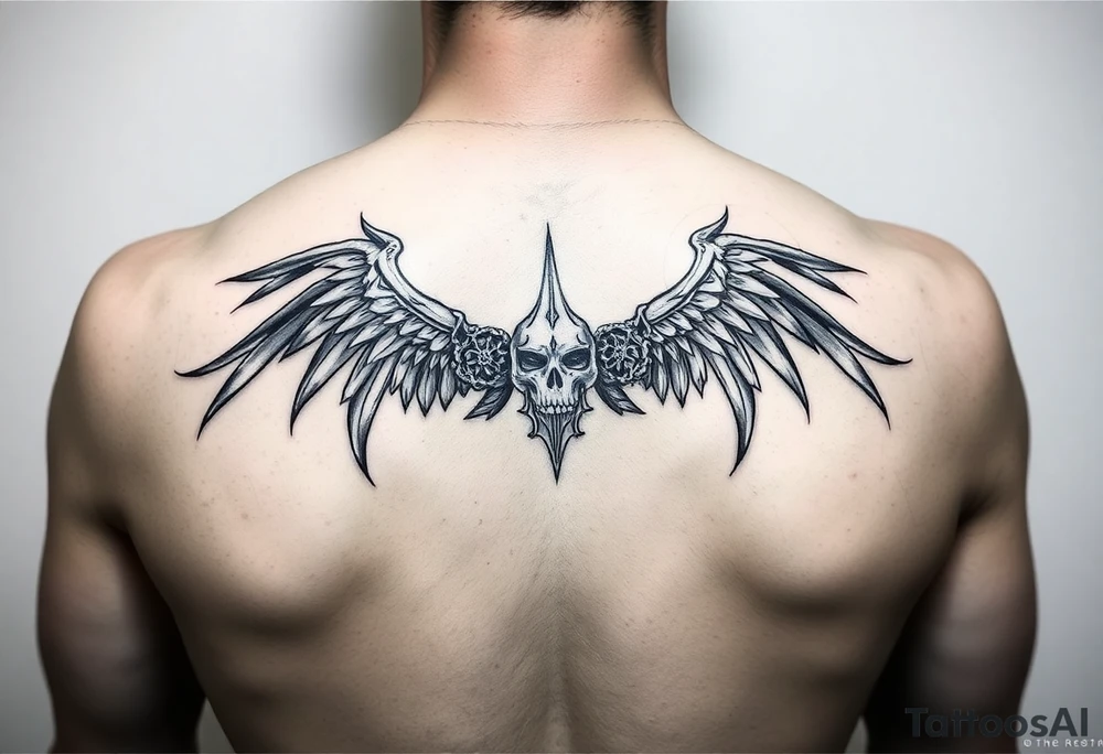 Shoulder tattoos based on the band Sleep Token tattoo idea