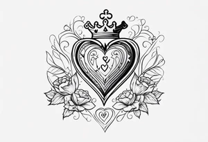 Jack of hearts card tattoo idea