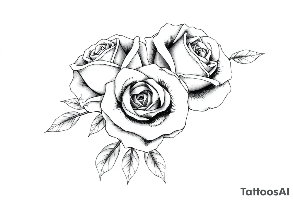 roses, survival tattoo idea