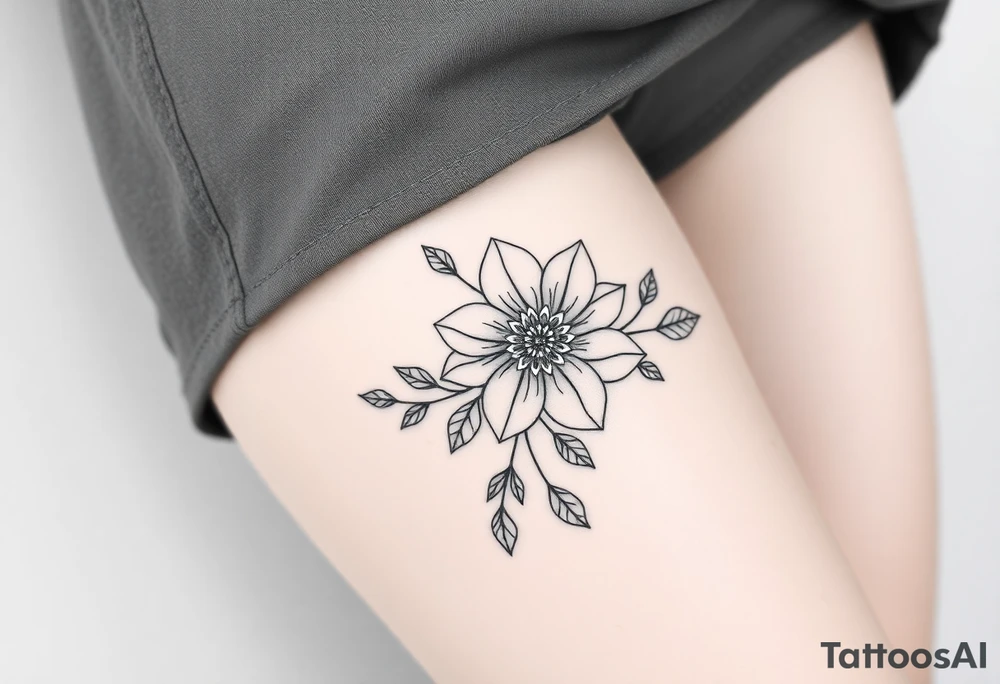 Flowers tattoo idea