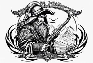 Scythe tattoo idea