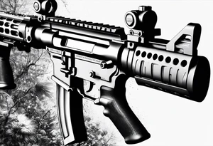 Ar 15 tattoo idea