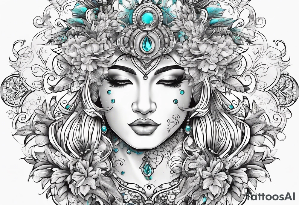 Love, source, abundance, Gemini male tattoo idea