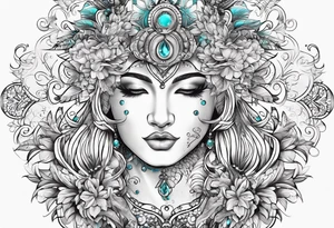 Love, source, abundance, Gemini male tattoo idea