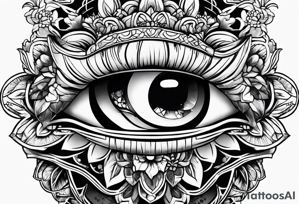 old ket hole tattoo idea