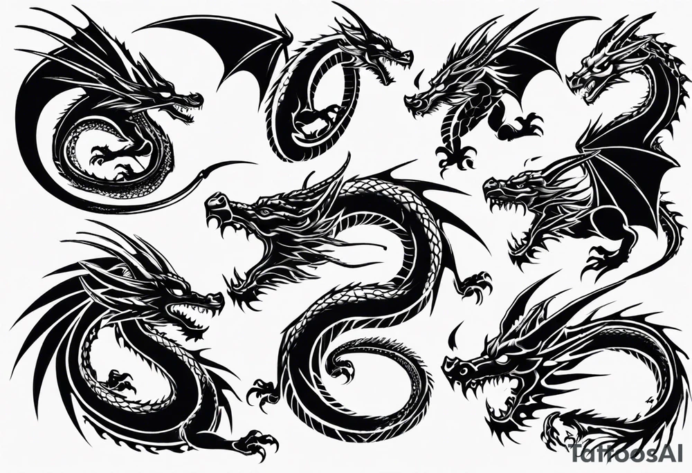 dragon tattoo idea