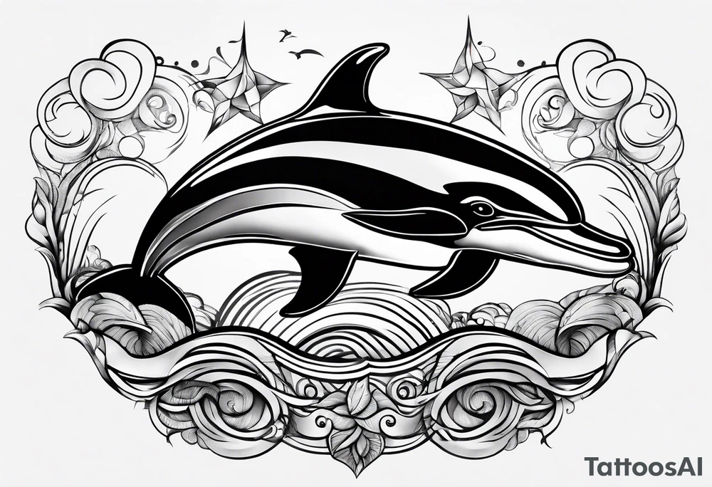 dolphin tattoo idea