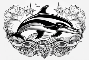 dolphin tattoo idea