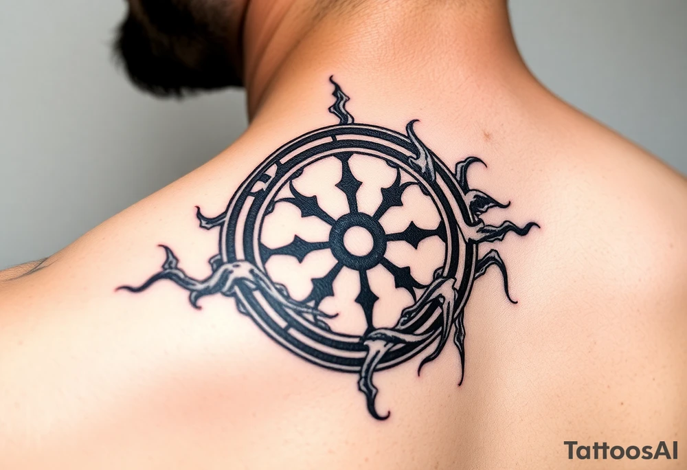 Eternity with design japanese tattoo idea