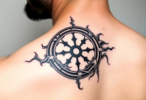Eternity with design japanese tattoo idea