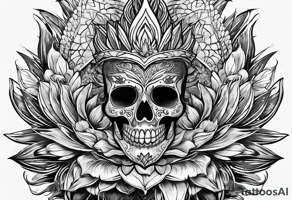 Ghost in agave tattoo idea