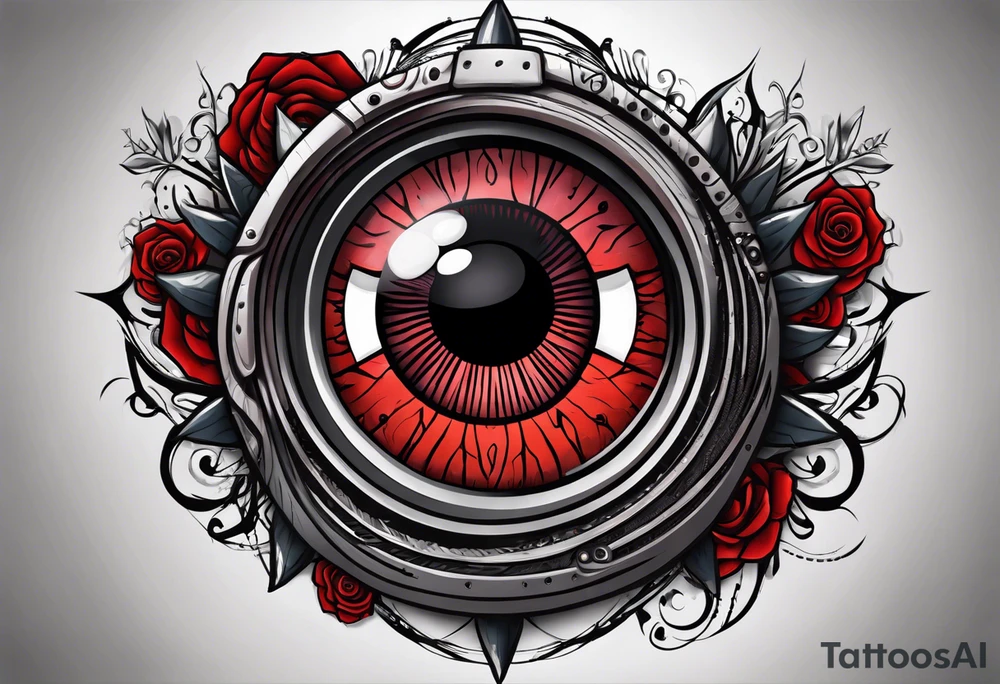 Sharingan eyes tattoo idea