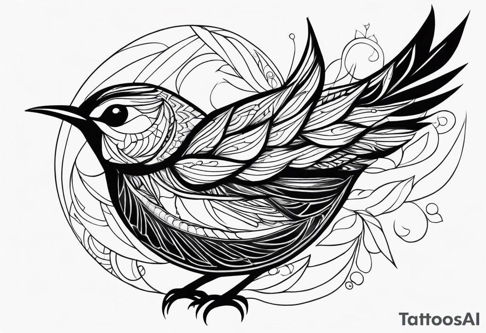 Bird tattoo idea