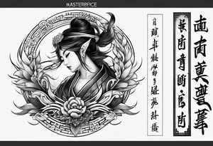 Vietnamese calligraphy tattoo idea