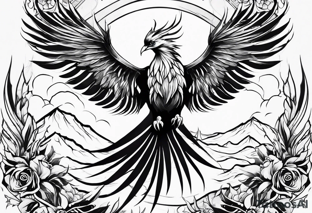 phoenix tattoo idea