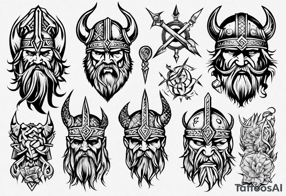Viking tattoo idea