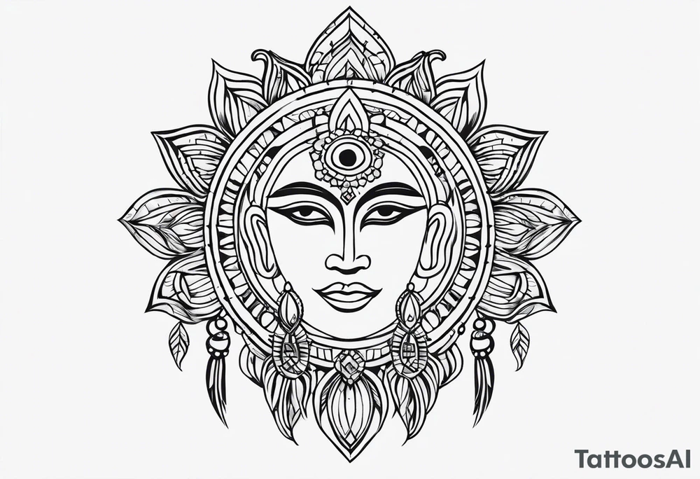 Un tatouage Amérindiens Simple en bandeau tattoo idea