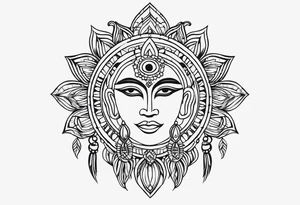 Un tatouage Amérindiens Simple en bandeau tattoo idea