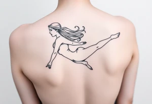 Freediver 
Woman tattoo idea
