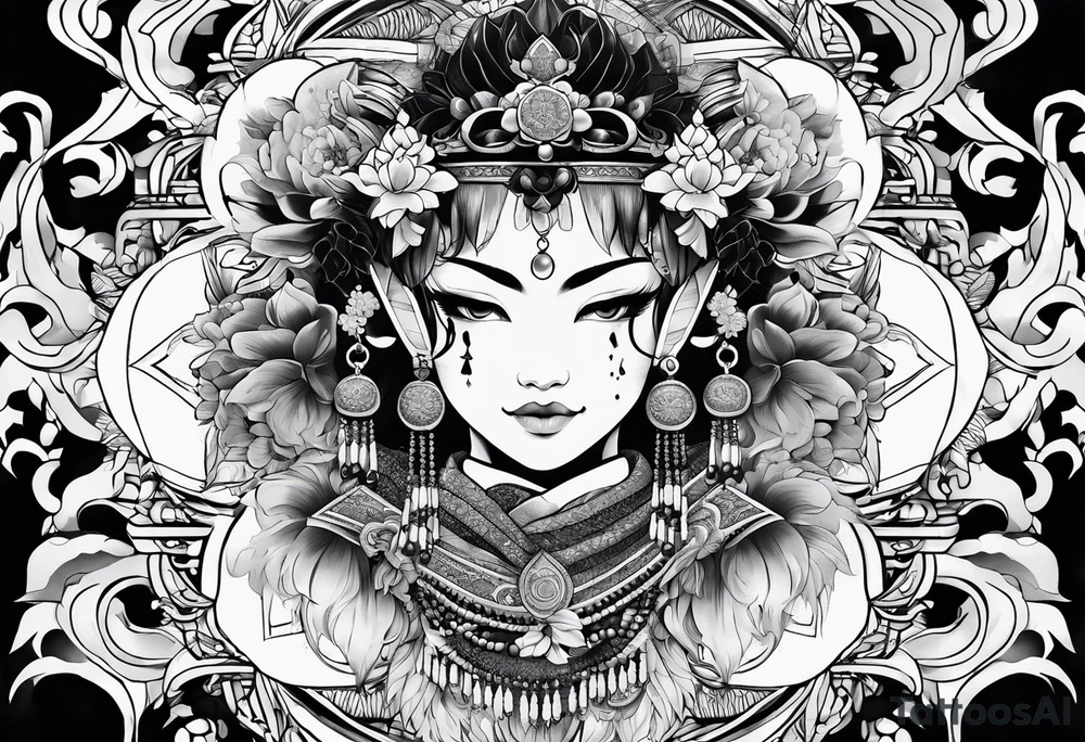 Satarou Gojo tattoo tattoo idea