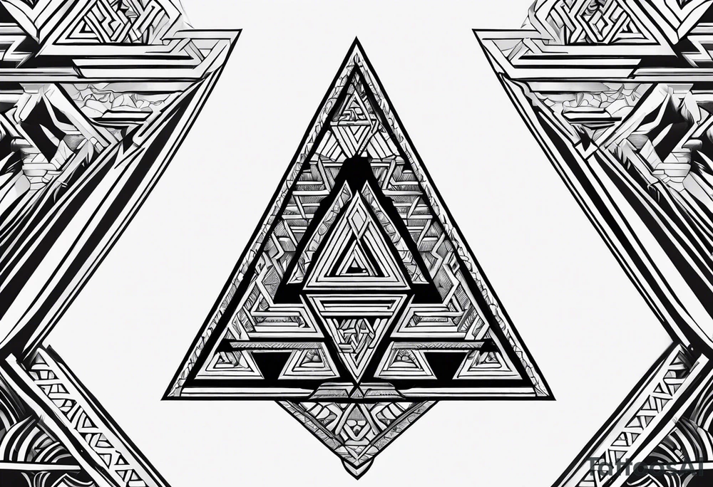 Valhalla valknut sword tattoo idea