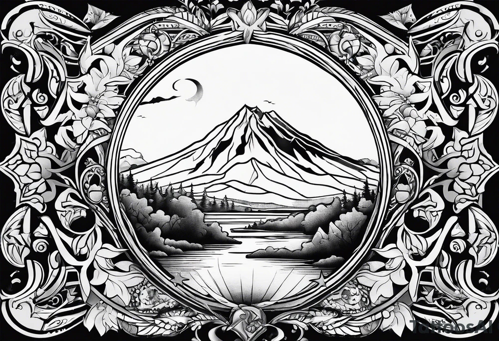 world traveller tattoo idea