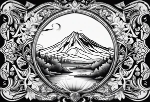 world traveller tattoo idea