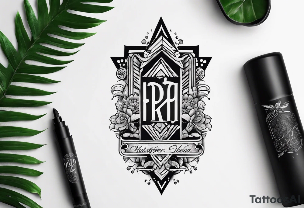 Pura vida letters tattoo idea
