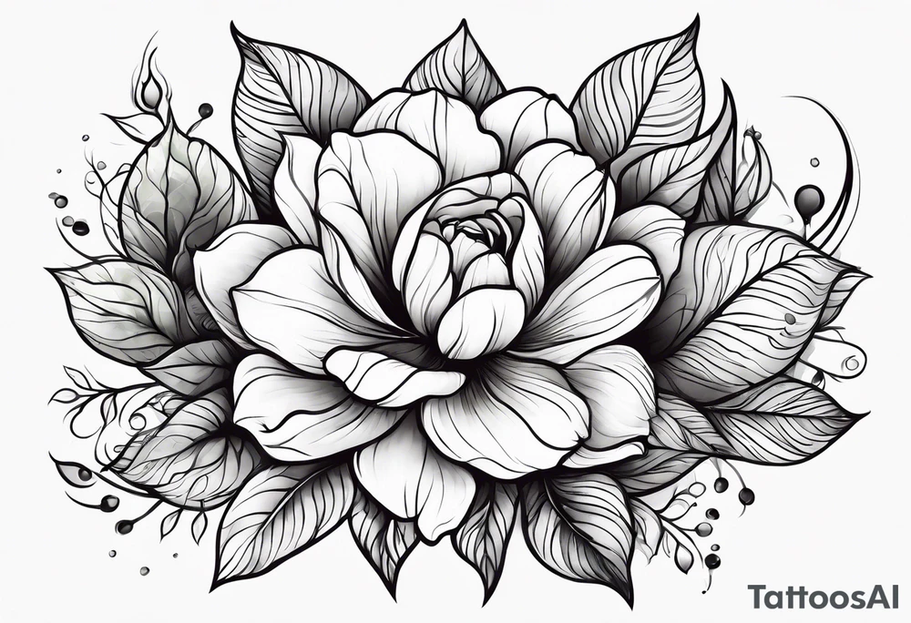 Flower tattoo idea