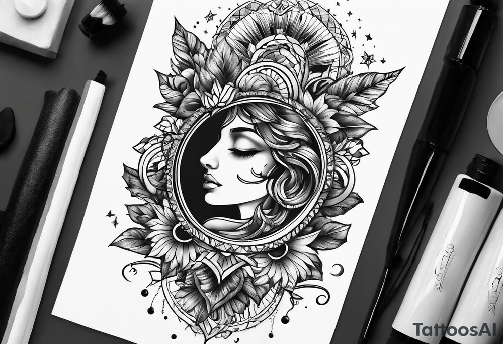 eclipse tattoo idea