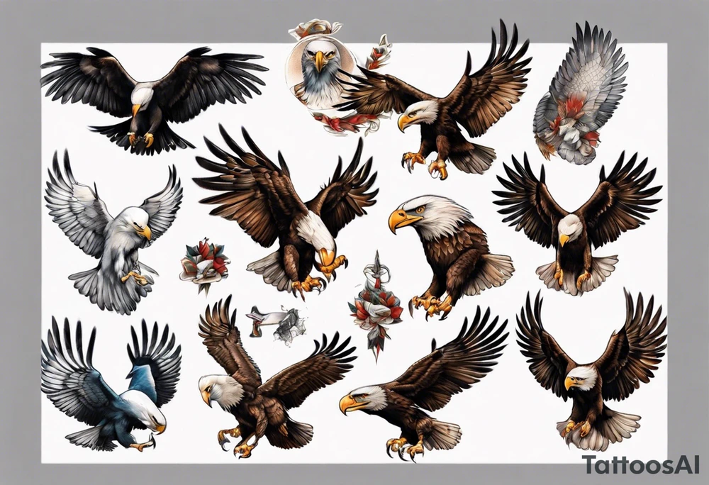 aigle bicéphale tattoo idea
