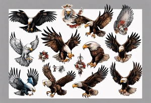 aigle bicéphale tattoo idea