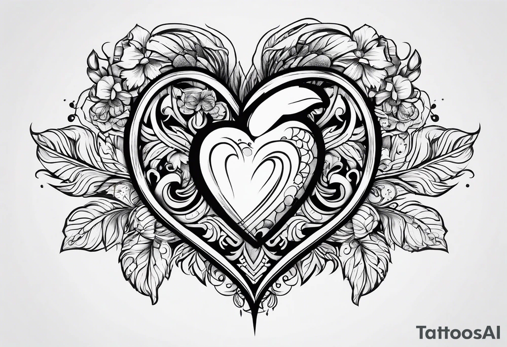 heart tattoo tattoo idea