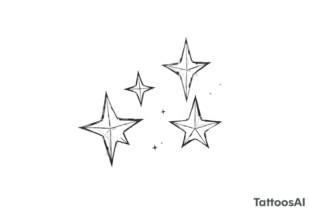 in the stars tattoo idea