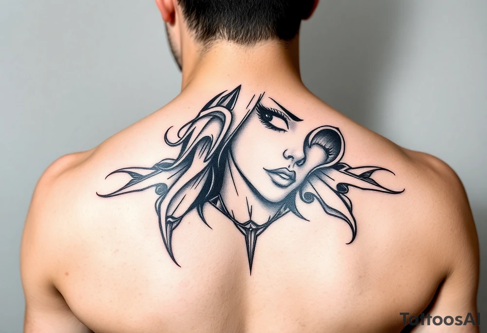 Gangsta sadgirl tattoo idea