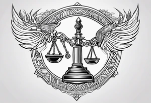 Lawyer tattoo idea