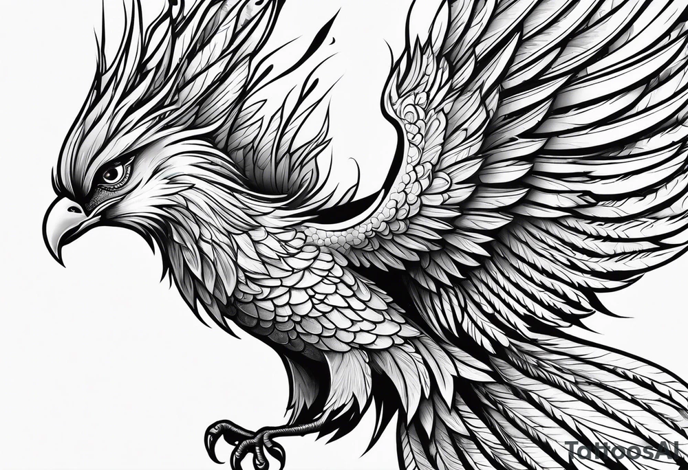phoenix tattoo idea