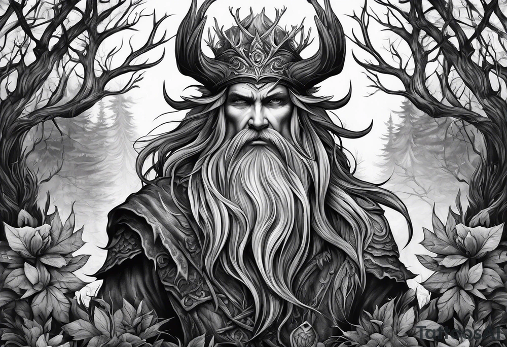 Leshy creepy tattoo idea