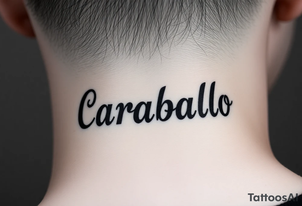 Caraballo tattoo idea