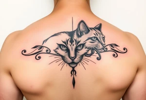 Black Cat tattoo idea