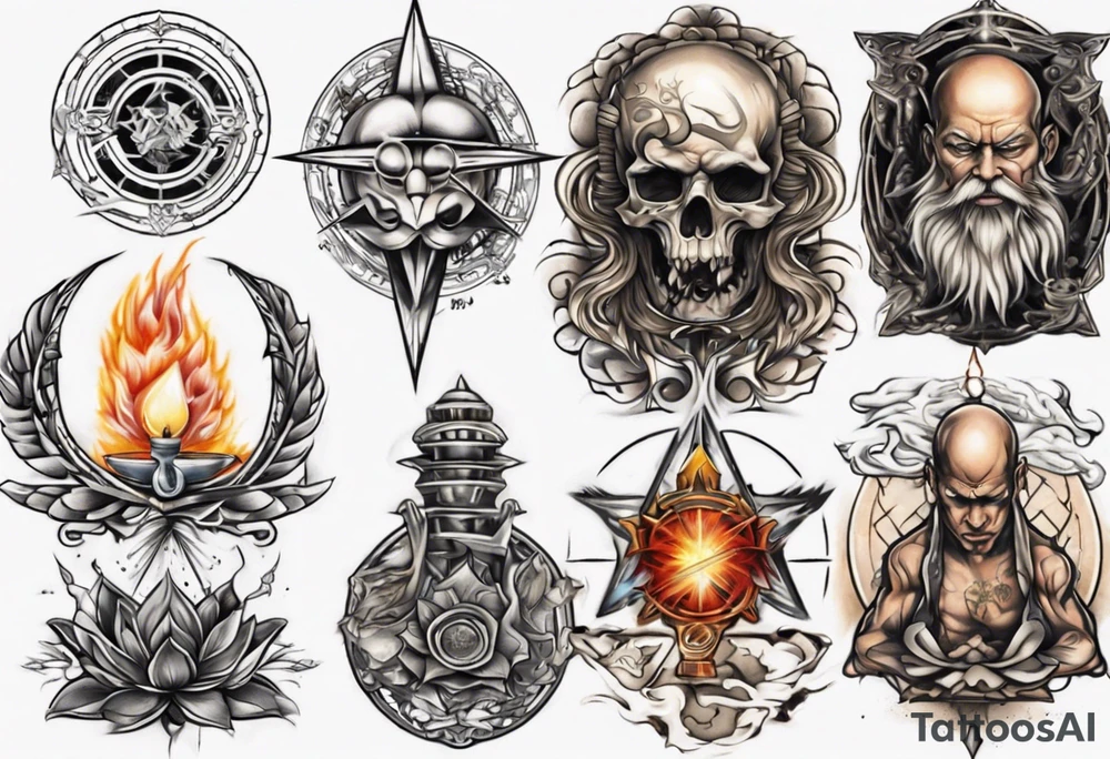 Enlightenment Vs discipline tattoo idea