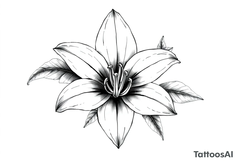 Calia Lily  flower tattoo idea