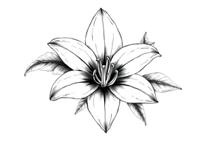 Calia Lily  flower tattoo idea