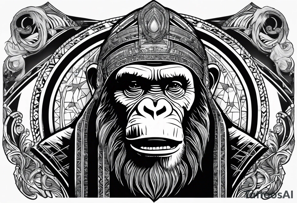 Caeser from planet of the apes tattoo idea