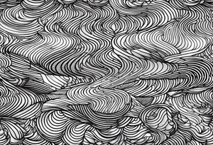 Fish scales filler tattoo idea