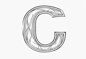 letter c tattoo idea
