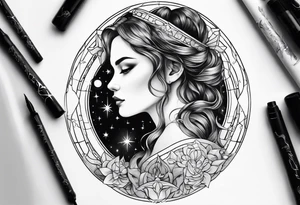 Gemini constellation tattoo idea