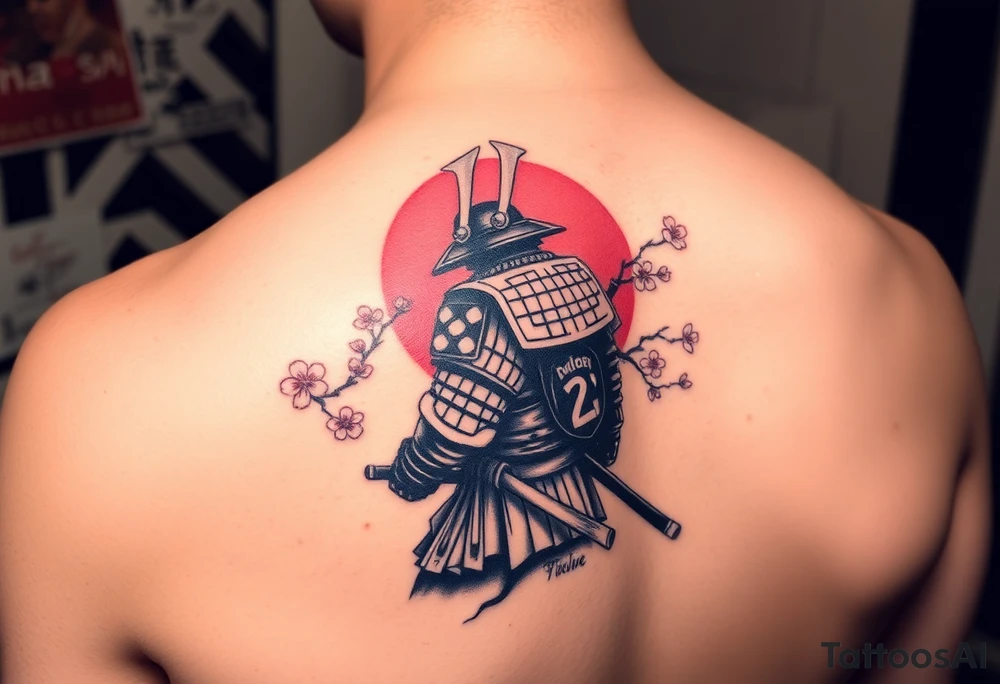 noble samurai warrior silhouette at sunset with cherry blossoms tattoo idea noble samurai warrior silhouette at sunset with cherry blossoms tattoo idea