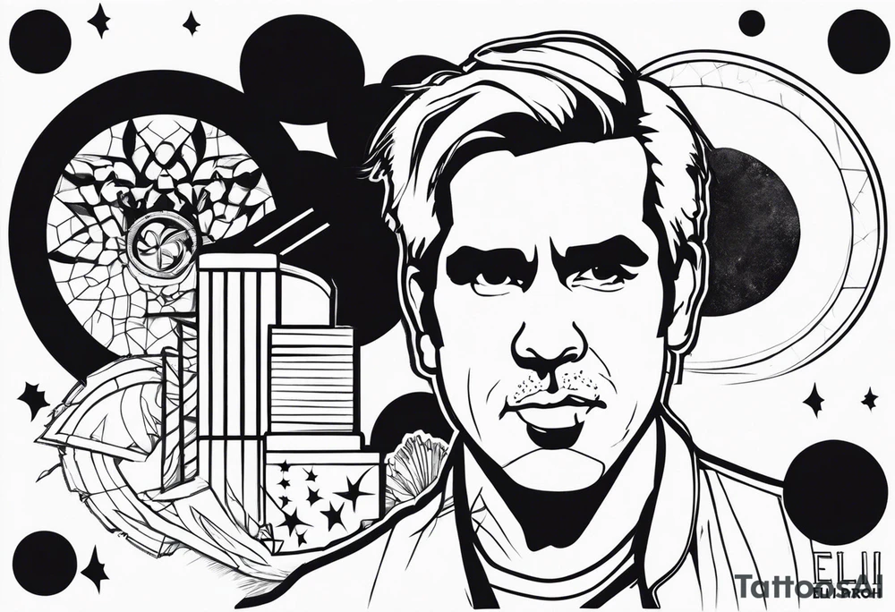 Can you create something small from the producer Eli Roth tattoo idea